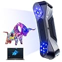 Creality Raptor 3D Scanner for 3D Printing, Multiple-line Blue Laser &amp; NIR Handheld Scanner with 0.02mm Accuracy, Anti-Shake Tracking, 24-Bit Fast Full-Color Scanning for Windows macOS