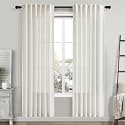 Cream Linen Curtains 80 Inch Length 2