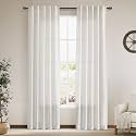 Cream Linen Curtains 84 Inch Length 2