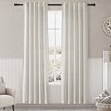Cream Linen Curtains 84 inches Long for