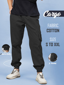 crease  clips men cargos