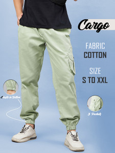 crease  clips men cargos