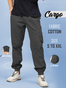 crease  clips men cargos