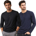 Creation By London Hills Solid Men Henley