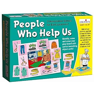 creative39s people who help us  children learning cards  educational game for kids  community helpers picture cards  memory matching game for kids  ages 5 amp up
