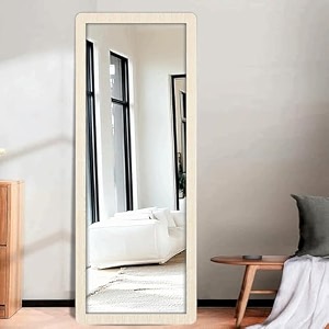 creative arts n frames 15x51 inch full length dressing chevel long fiber wood wall hanging leaning framed hd mirror home wall living room decor items highland pine framed hd mirror