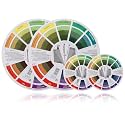 Creative Color Wheels for the Artist, Paint Mixing Guide for Artists Quilters and Makeup Blending, Portable Color Matching Spinner for Watercolor Learning Art Class Teaching (5.5" & 9" 4pcs)