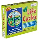 Creative’s Life Cycle Puzzle for Kids | Animal Life Cycle Learning Toy | 6 Sets of 4-Piece Self-Correcting Puzzles | EVS &amp; Science Educational Game | Ages 5+