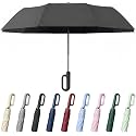 Creative Ring Buckle Windproof Reinforced Umbrella, Automatic Open Close Umbrella, Compact Wind Proof Umbrellas For Rain and Sun Protection, 10 Ribs &amp; Steel Alloy Frame