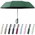 Creative Ring Buckle Windproof Reinforced Umbrella, Automatic Open Close Umbrella, Compact Wind Proof Umbrellas For Rain and Sun Protection, 10 Ribs & Steel Alloy Frame
