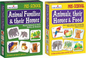 CREATIVE'S Animal Families & Their Homes + Animals, Their Homes & Food - Pre School Pack
