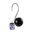 Creative Scents Black Shower Curtain Hooks Decorative