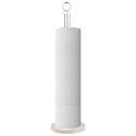 Creative Scents Rustic Luxe Bathroom Toilet Paper Holder Stand Free Standing - Toilet Paper Storage with Sturdy Base - Easy Assembly Toilet Paper Roll Holder Holds 4 Rolls, Rustic Bathroom Decor