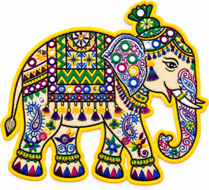 CreativeNdecore 7.8 inch Hathi Mere Sathi DTF