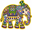 CreativeNdecore 7.8 inch Hathi Mere Sathi DTF