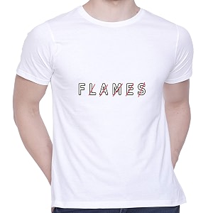 CreativiT Graphic Printed T-Shirt for Unisex Flames