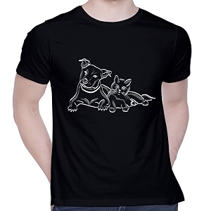 CreativiT Graphic Printed T-Shirt for Unisex Dog