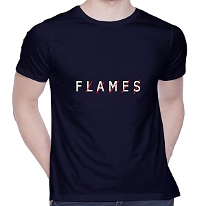 CreativiT Graphic Printed T-Shirt for Unisex Flames
