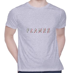 CreativiT Graphic Printed T-Shirt for Unisex Flames