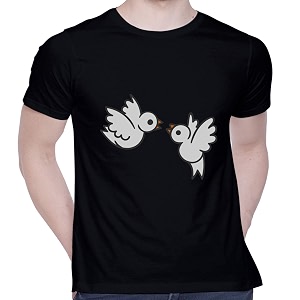 CreativiT Graphic Printed T-Shirt for Unisex Love