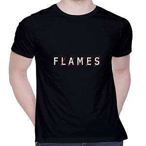 CreativiT Graphic Printed T-Shirt for Unisex Flames