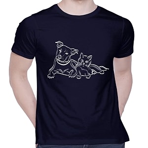 CreativiT Graphic Printed T-Shirt for Unisex Dog