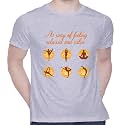 CreativiT Graphic Printed T-Shirt for Unisex Yoga