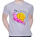 CreativiT Graphic Printed T-Shirt for Unisex Snail_Slow