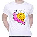 CreativiT Graphic Printed T-Shirt for Unisex Snail_Slow