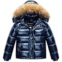 CREATMO US Boy's Water Resistant Winter Coats Warm Fleece Lined Outwear Windbreaker Ski Jacket