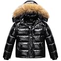 CREATMO US Boy's Water Resistant Winter Coats Warm Fleece Lined Outwear Windbreaker Ski Jacket