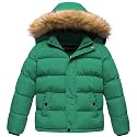 CREATMO US Boy's Water Resistant Winter Coats Warm Fleece Lined Outwear Windbreaker Ski Jacket