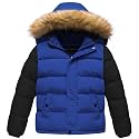 CREATMO US Boy's Water Resistant Winter Coats Warm Fleece Lined Outwear Windbreaker Ski Jacket