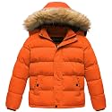 CREATMO US Boy's Water Resistant Winter Coats Warm Fleece Lined Outwear Windbreaker Ski Jacket
