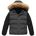 CREATMO US Boy's Water Resistant Winter Coats Warm Fleece Lined Outwear Windbreaker Ski Jacket