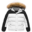 CREATMO US Boy's Water Resistant Winter Coats Warm Fleece Lined Outwear Windbreaker Ski Jacket