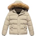 CREATMO US Boy's Water Resistant Winter Coats Warm Fleece Lined Outwear Windbreaker Ski Jacket