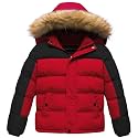 CREATMO US Boy's Water Resistant Winter Coats Warm Fleece Lined Outwear Windbreaker Ski Jacket