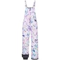 CREATMO US Girl's Snow Bibs Kids Ski Pants Waterproof Insulated Winter Overalls