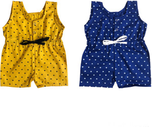 the creators polka print baby girls jumpsuit