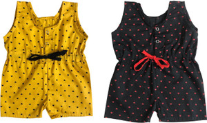 the creators polka print baby girls jumpsuit