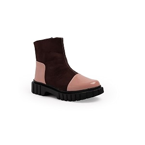 Creattoes Slip-On Zipper Boots for Women