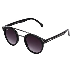 creature mirrored round unisex sunglasses - ec-03050purple color lens