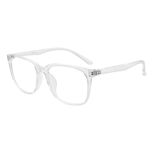 creature transparent square unisex optical frame