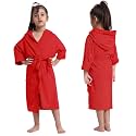 CREEVA Cozy Hooded Bathrobe for Kids 
