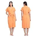 CREEVA Everyday Bathrobe for Women Micro Terry Robe | Soft and Easy to Absorb &amp; Dry| Unisex Bathrobe