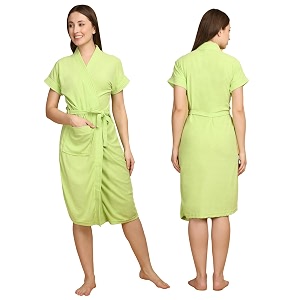 creeva everyday bathrobe for women micro terry robe  soft and easy to absorb amp dry unisex bathrobe