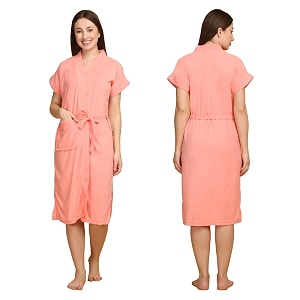 creeva everyday bathrobe for women micro terry robe  soft and easy to absorb amp dry unisex bathrobe