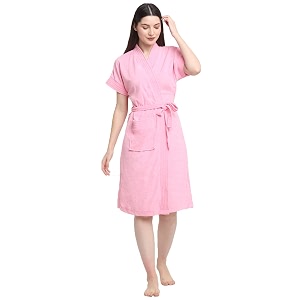 creeva everyday bathrobe for women micro terry robe  soft and easy to absorb amp dry unisex bathrobe