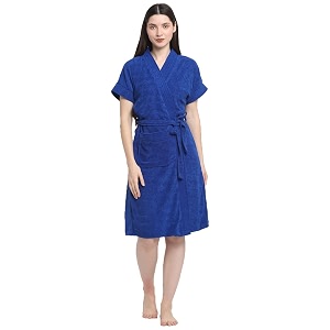 creeva everyday bathrobe for women micro terry robe  soft and easy to absorb amp dry unisex bathrobe